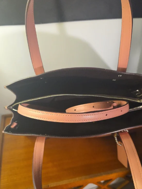 Coach Delicate Pink Charlie Convertible Tote - Picture 9 of 9